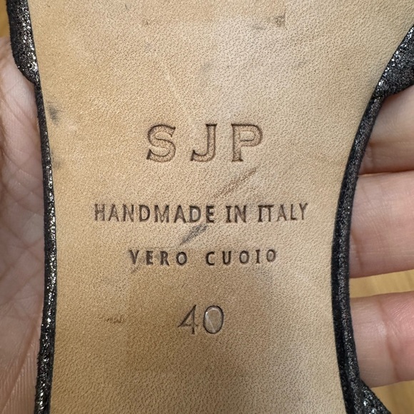 SJP by Sarah Jessica Parker Glitter Slingback Heels - Size 40 (US 9.5) - Picture 5 of 13